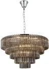 Подвесная люстра NEWPORT 8708+17/C fume М0065973