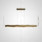 Реечный, рядный светильник MALIKA LONG Размер M. Цвет ЛатуньЗолото Lampatron 5340-13713