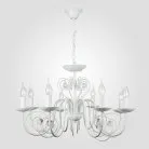 Подвесная люстра Eurosvet 60018/8 белый с золотом Tomas 00000076613