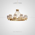 Кольцевые люстры и светильники AIRIN Модель A. 10 плафонов (кольцо). Lampatron 3476-8522