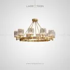 Кольцевые люстры и светильники AIRIN Модель A. 10 плафонов (кольцо). Lampatron 3476-8522