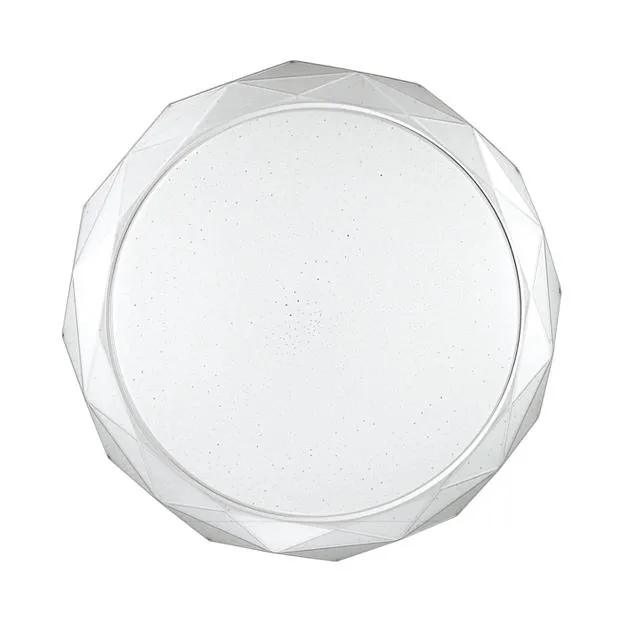 Потолочный светильник пластик/белый/прозрачный LED 76Вт 3000/4000/6000K D500 IP43 CCT Sonex 2045/ELN GINO