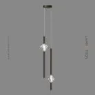 Готовая комбинация светильников PARDIS DUO Цвет Черный. Теплый свет Lampatron pardis-duo-black-warm 5824-15407