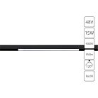 Трековый светильник Arte Lamp A4633PL-1BK 220V Linea