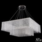 Люстра светодиодная хрустальная APL LED SH04.86.2D.A.Ni.4000 Sicilia