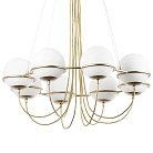 Подвесная люстра Melissa Chandelier Champagne 8 ImperiumLoft 156436-22 40.3009-3