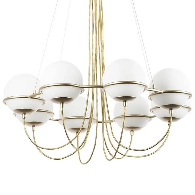 Подвесная люстра Melissa Chandelier Champagne 8 ImperiumLoft 156436-22 40.3009-3