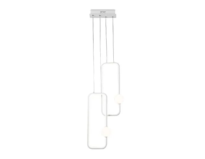 Подвесной светодиодный светильник WH белый 38W 4200K 300*80*1200 Ambrella light FL66365/2