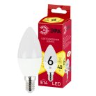 Лампочка светодиодная ЭРА LED B35-6W-827-E14 R