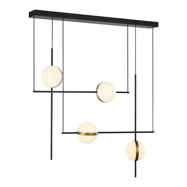 Потолочный светильник Delight Collection MD2062-4B black/brass Потолочный светильник Delight Collection MD2062-4B black/brass