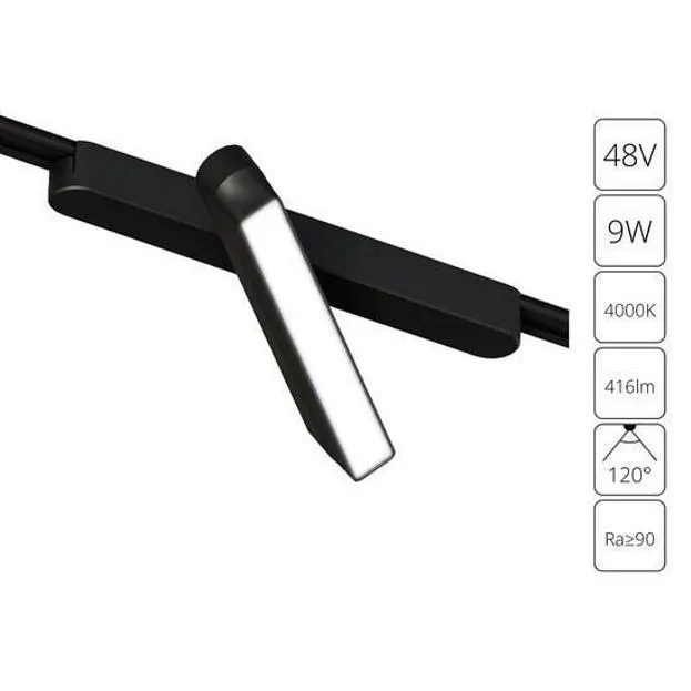 Магнитный трековый светильник Arte Lamp A6160PL-1BK RAPID