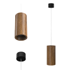 Подвесной светодиодный светильник Ledron Wooden Glass 2 Black