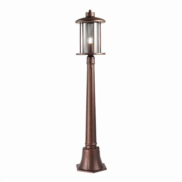 Светильник уличный наземный Темный кофе/Прозрачный, Темный кофе E27 1*60W ST Luce SL080.415.01 Lastero