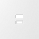 Накладка для розеток USB, матовый белый, Donel DS28633 S08