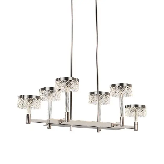 Люстра Delight Collection MD21020075-6B satin nickel Diamond cut Люстра Delight Collection MD21020075-6B satin nickel Diamond cut