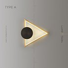 Бра WOLKE WIDE Тип A. Цвет Латунь Lampatron f-wolke-wide-a-brass 6501-17614