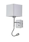 Бра Crystal Lux PACO AP2 CHROME/WHITE 3461/402