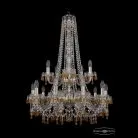Люстра хрустальная Bohemia 1410/10+5/240/h-91/2d G V1003