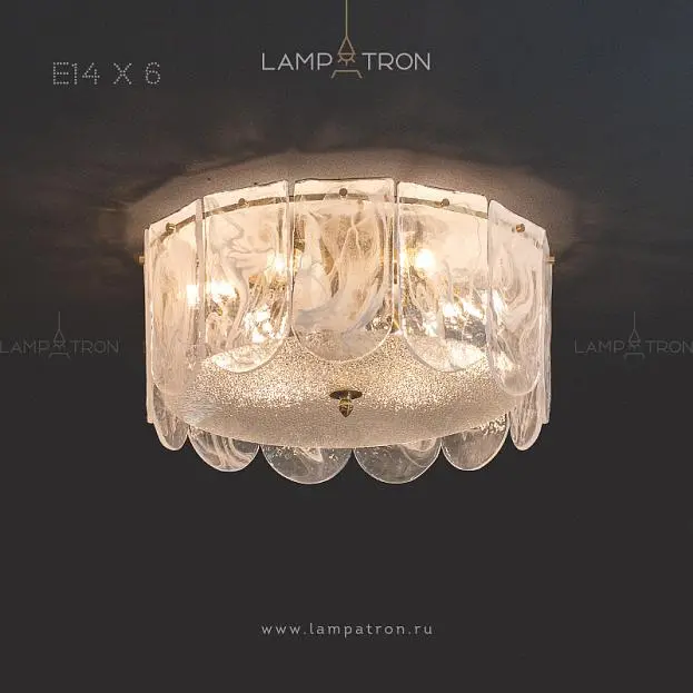 Потолочная люстра KATALINA CH 6 ламп Lampatron 4893-12482 Потолочная люстра KATALINA CH 6 ламп Lampatron 4893-12482