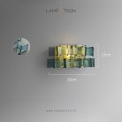 Бра DEXTER WALL Размер S. Цвет Синий Lampatron 8527-23638