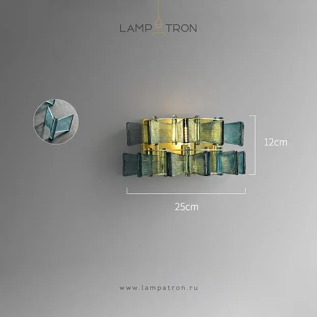 Бра DEXTER WALL Размер S. Цвет Синий Lampatron 8527-23638 Бра DEXTER WALL Размер S. Цвет Синий Lampatron 8527-23638
