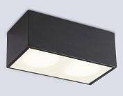 Потолочный светильник Ambrella light TN6535/2 BK черный IP44 GX53/2 200*100*80