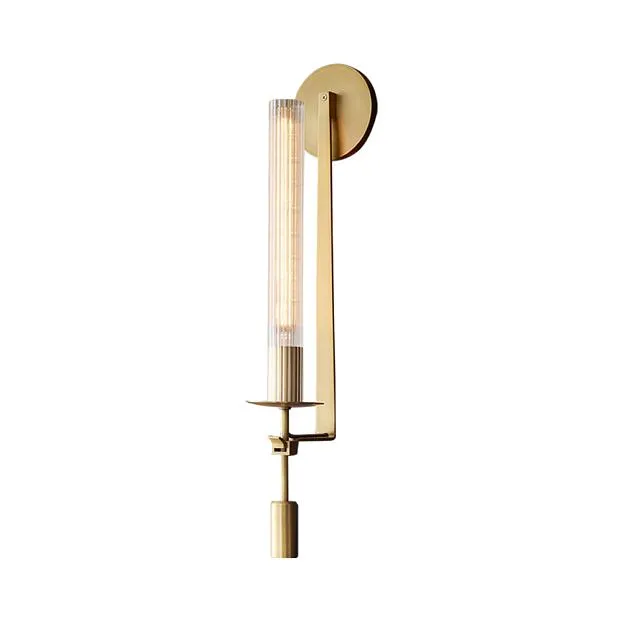Настенный светильник Delight Collection MT8615-1W antique brass Wall lamp