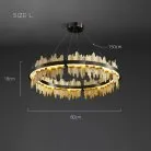 Кольцевые люстры и светильники GERON Тип А. Размер M Lampatron 8574-23858