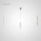 Подвесной светильник CAMILIA BW 3 лампы. Цвет Белый Lampatron camilia-bw-3-white 7560-21142