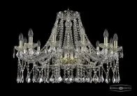 Люстра хрустальная Bohemia 1413/12/300 G Leafs