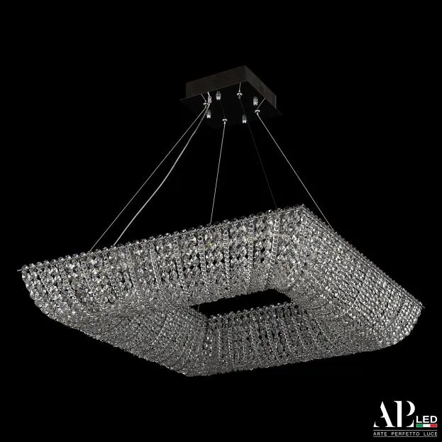 Люстра светодиодная хрустальная APL LED SH503.0.60.M.Ni.4000 Sicilia Люстра светодиодная хрустальная APL LED SH503.0.60.M.Ni.4000 Sicilia