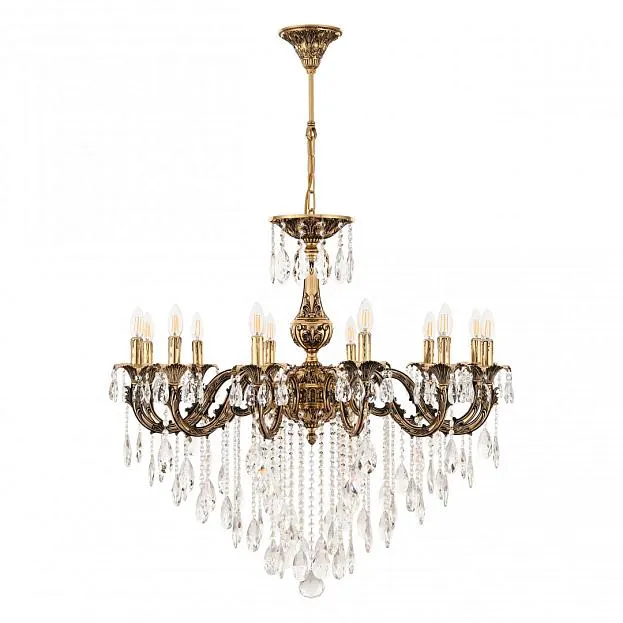 Люстра с хрустальными подвесками Bohemia Ivele Crystal AL79101/12/300 B GB