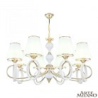 Люстра подвесная с плафонами 302387/8 Wh/Gd Arte Milano Florentia