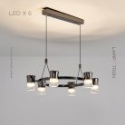Кольцевые люстры и светильники MEDVIN 6 ламп Lampatron medvin-6 7712-21618