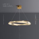Кольцевые люстры и светильники BERTOLDA X Одно кольцо. 80 см Lampatron 6261-23293