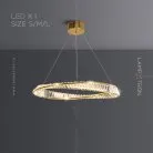 Кольцевые люстры и светильники BERTOLDA X Одно кольцо. 80 см Lampatron 6261-23293