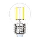 Лампочка светодиодная Uniel LED-G45-5W/WW/E27/CL/MB GLM10TR картон