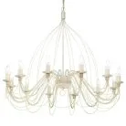 Подвесная люстра Ideal Lux 097664 CORTE SP12 BIANCO ANTICO