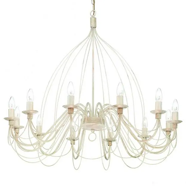 Подвесная люстра Ideal Lux 097664 CORTE SP12 BIANCO ANTICO