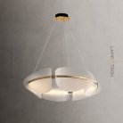 Кольцевая люстра KEARNEY 6 плафонов. Цвет белый. Lampatron f-kearney-6 3883-9691