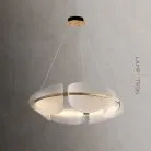 Кольцевая люстра KEARNEY 6 плафонов. Цвет белый. Lampatron f-kearney-6 3883-9691