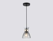 Подвесной светильник Ambrella light TR3406 BK/FGD/SM черный/золото/дымчатый E27 max 60W D135*1000