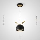 Подвесной светильник WENDY Цвет Черный + Латунь Lampatron wendy-black 5944-25638