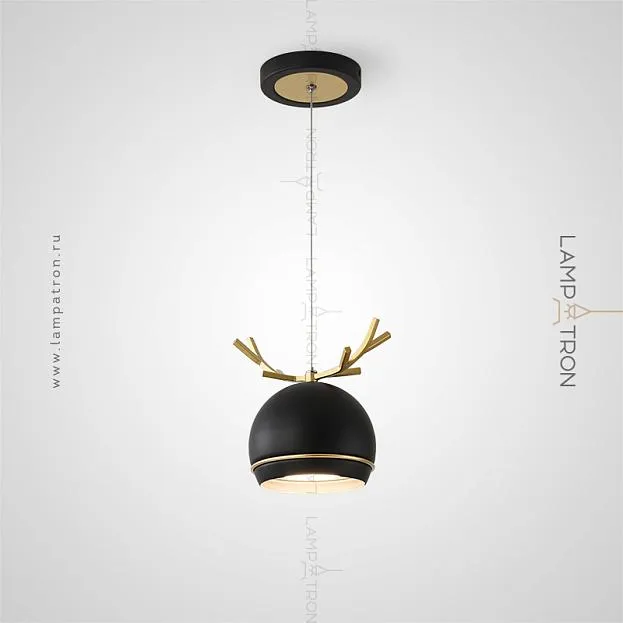 Подвесной светильник WENDY Цвет Черный + Латунь Lampatron wendy-black 5944-25638 Подвесной светильник WENDY Цвет Черный + Латунь Lampatron wendy-black 5944-25638