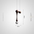 Подвесной светильник TORGER Модель B. Темное дерево. Lampatron 8261-22504