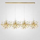 Люстра Tezani Argent Suspension Linear Gold 4L 140 177955-22 ImperiumLoft