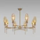 Люстра на штанге Eurosvet 60143/8 латунь Prism a061937