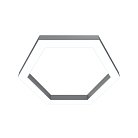 Накладной светодиодный светильник 114Вт 4000K Donolux dl18516c032а114 Hex