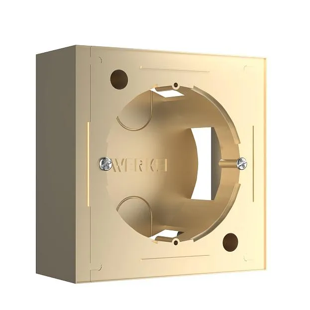 Коробка для накладного монтажа Werkel W8000011 (шампань) a053529 Коробка для накладного монтажа Werkel W8000011 (шампань) a053529