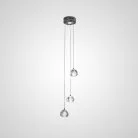 Подвесной светильник METEORA 3 лампы + 1 в основании. Lampatron meteora-3 1267-2084